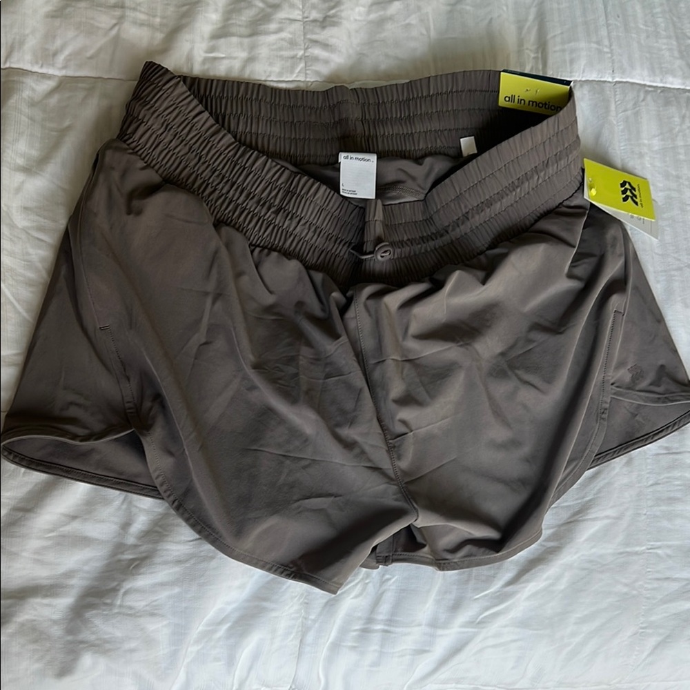 All in Motion women's Gray brown Shorts